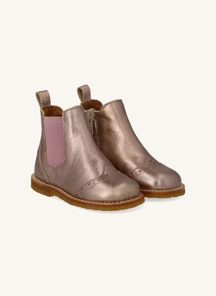 Angulus - Klassische Chelsea Stiefel | Rosa