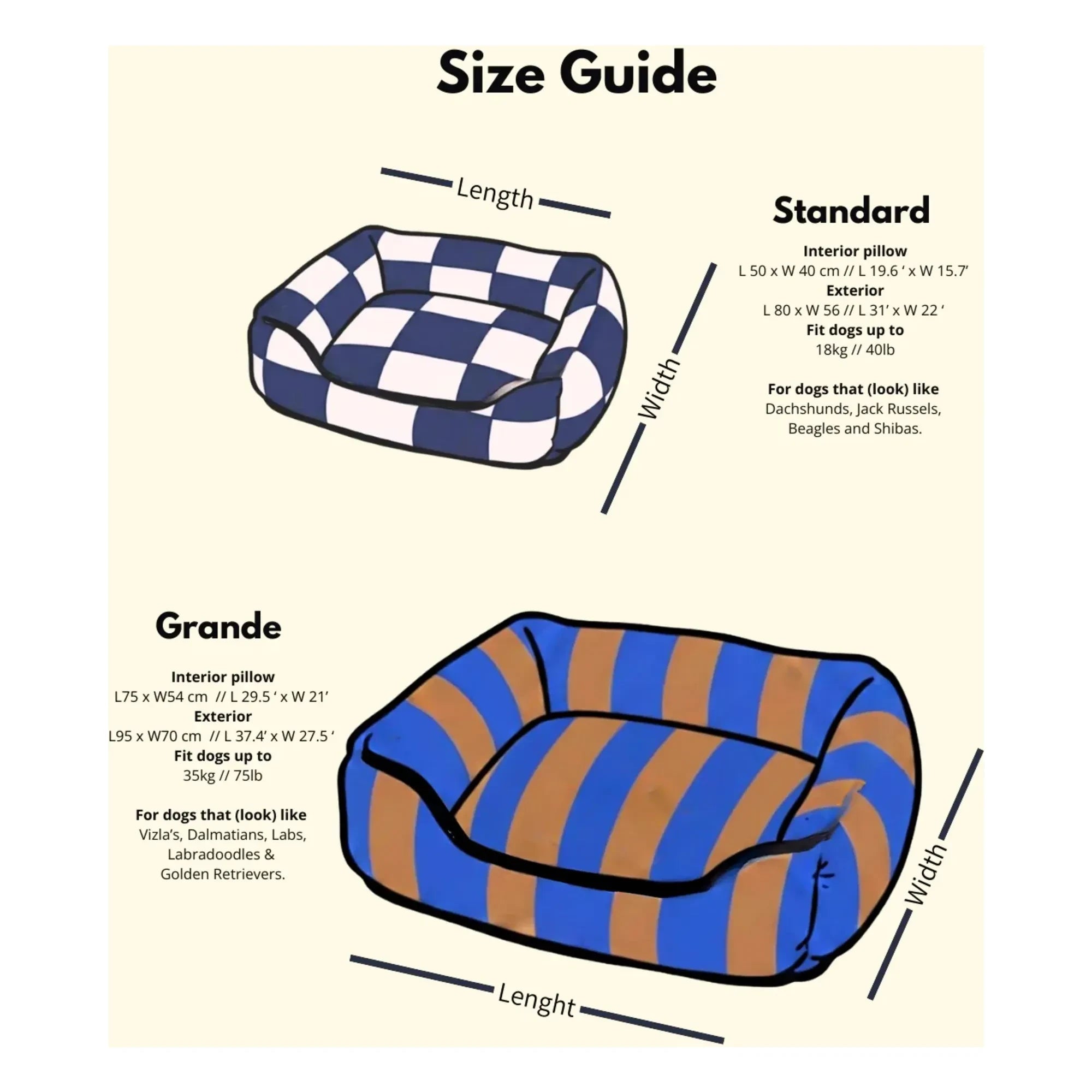 Approved by Fritz - Striped Dog Bed | Purple