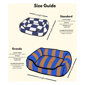 Approved by Fritz - Striped Dog Bed | Purple