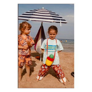 Club Trésor - Tiki Waikiki Popeline Hemd und Shorts Set | Orange