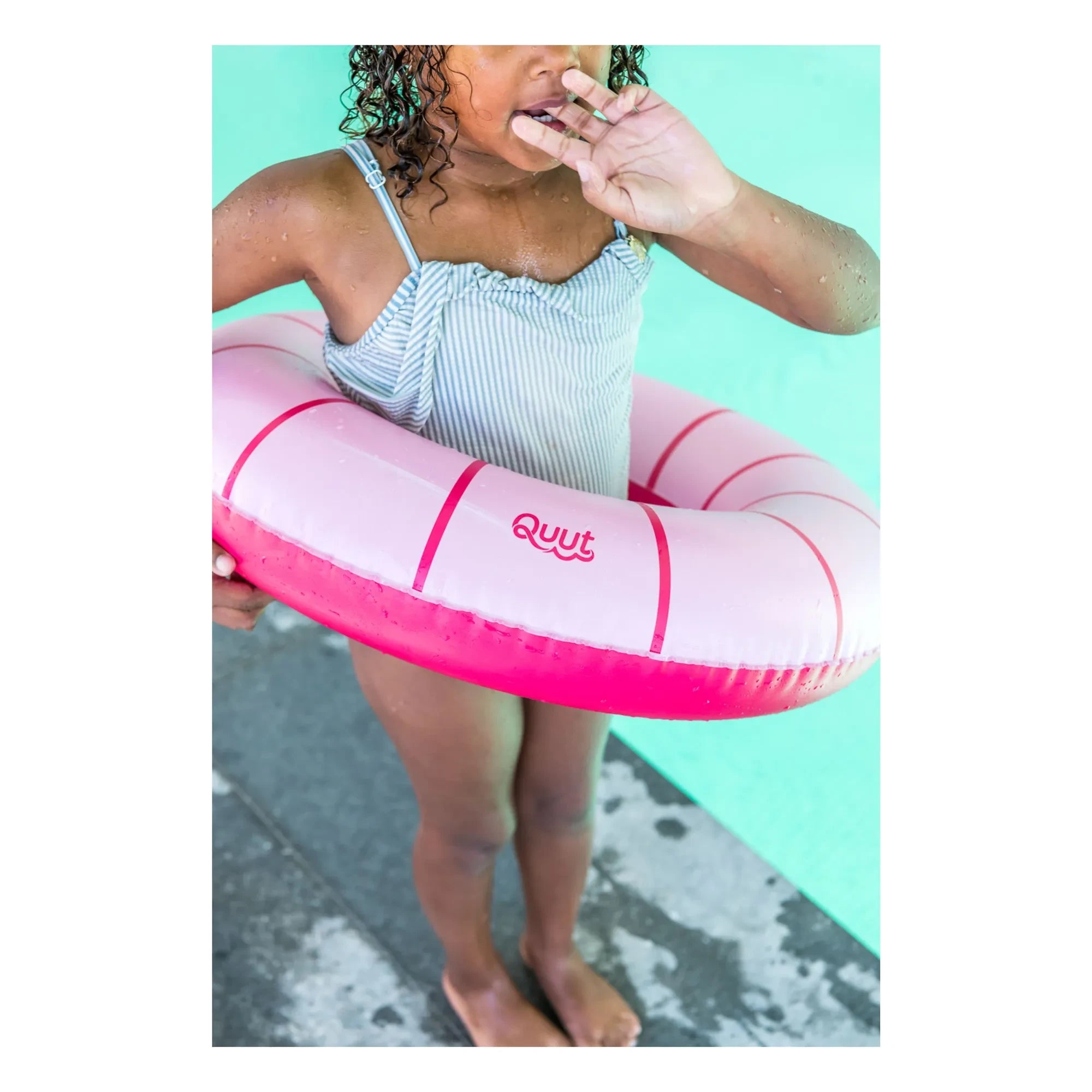 Quut - Aufblasbarer Schwimmring | Pink