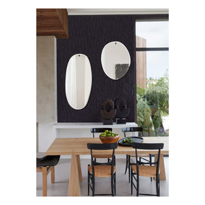 M Nuance - Pahlı Ayna - Pürüzlü Oval Şekil 45x95cm