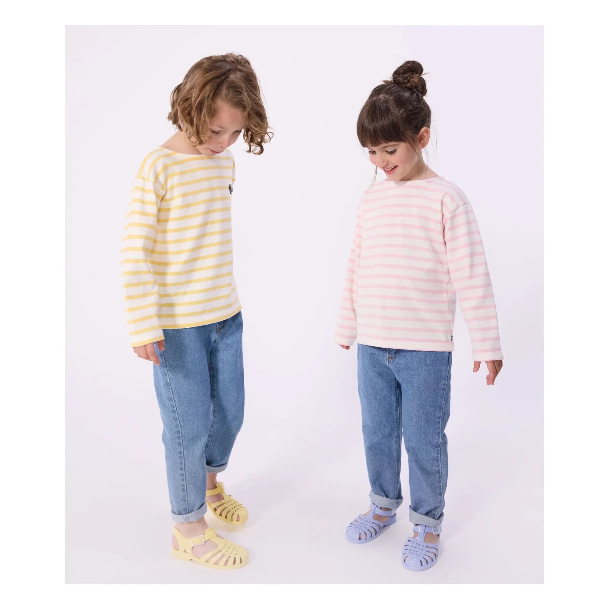Petit Bateau - Marinière Tişört | Pembe