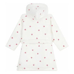 Petit Bateau - Hearts bornoz | Ecru