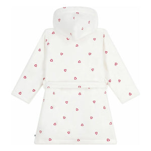 Petit Bateau - Hearts bornoz | Ecru