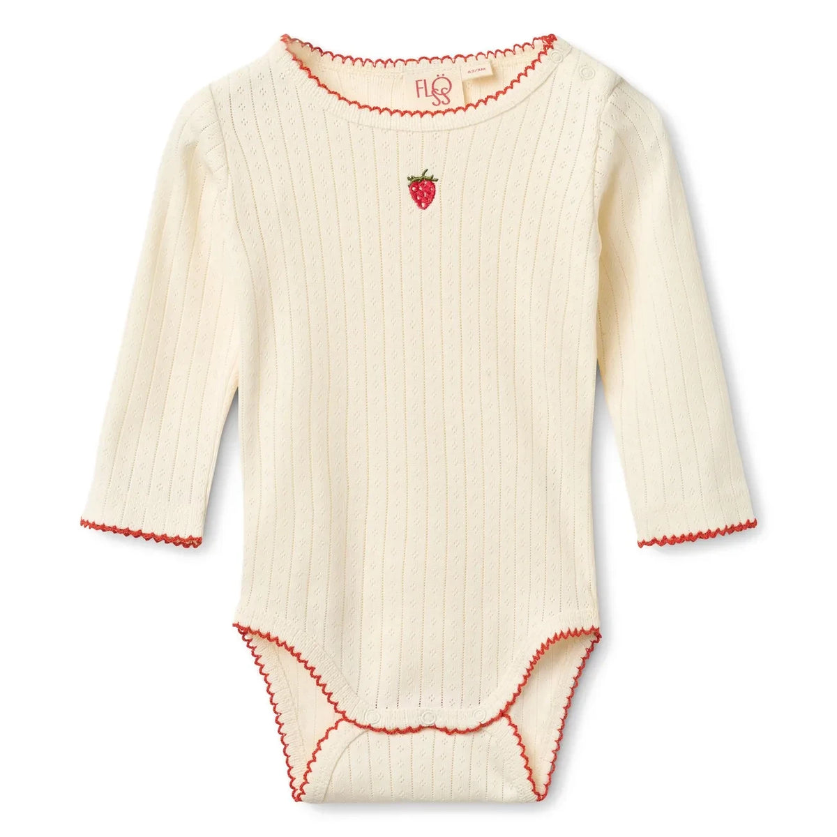 Flöss - Flora Pointelle Body | Krem