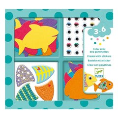 Djeco - I Love Fishes Çıkartmaları