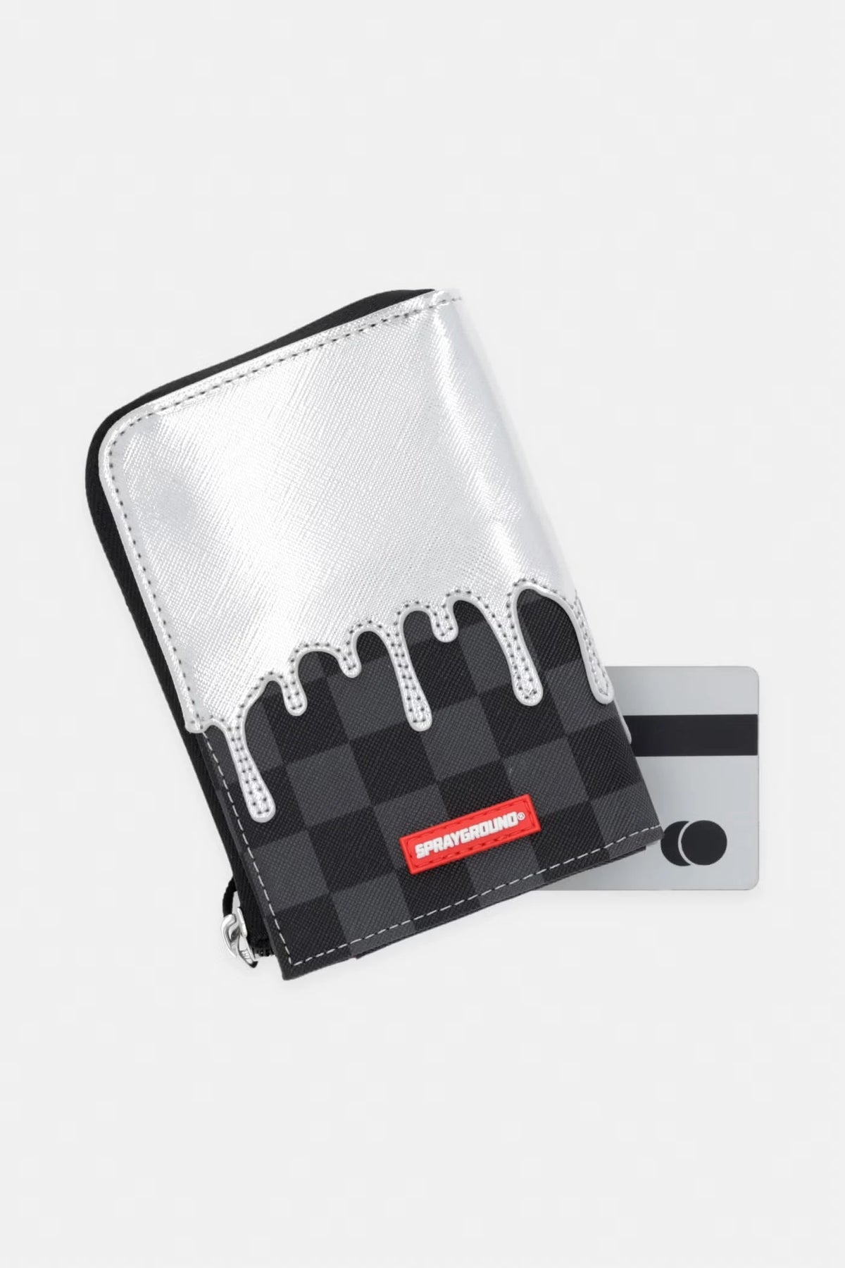 Sprayground - Gümüş Rengi Suni Deri Cüzdan 910W8931NSZ