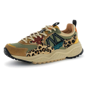 Flower Mountain - Solin Süet ve Naylon sneakers | Kahverengi