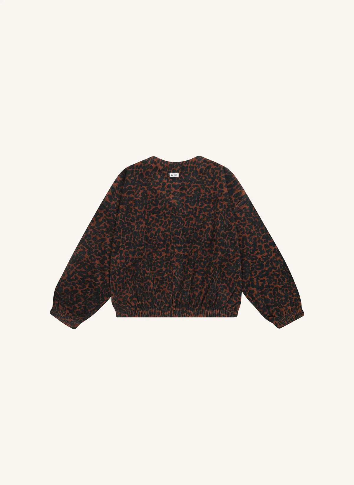 Tumble N'Dry - Madelon Leopard Organic Cotton Cardigan | Brown