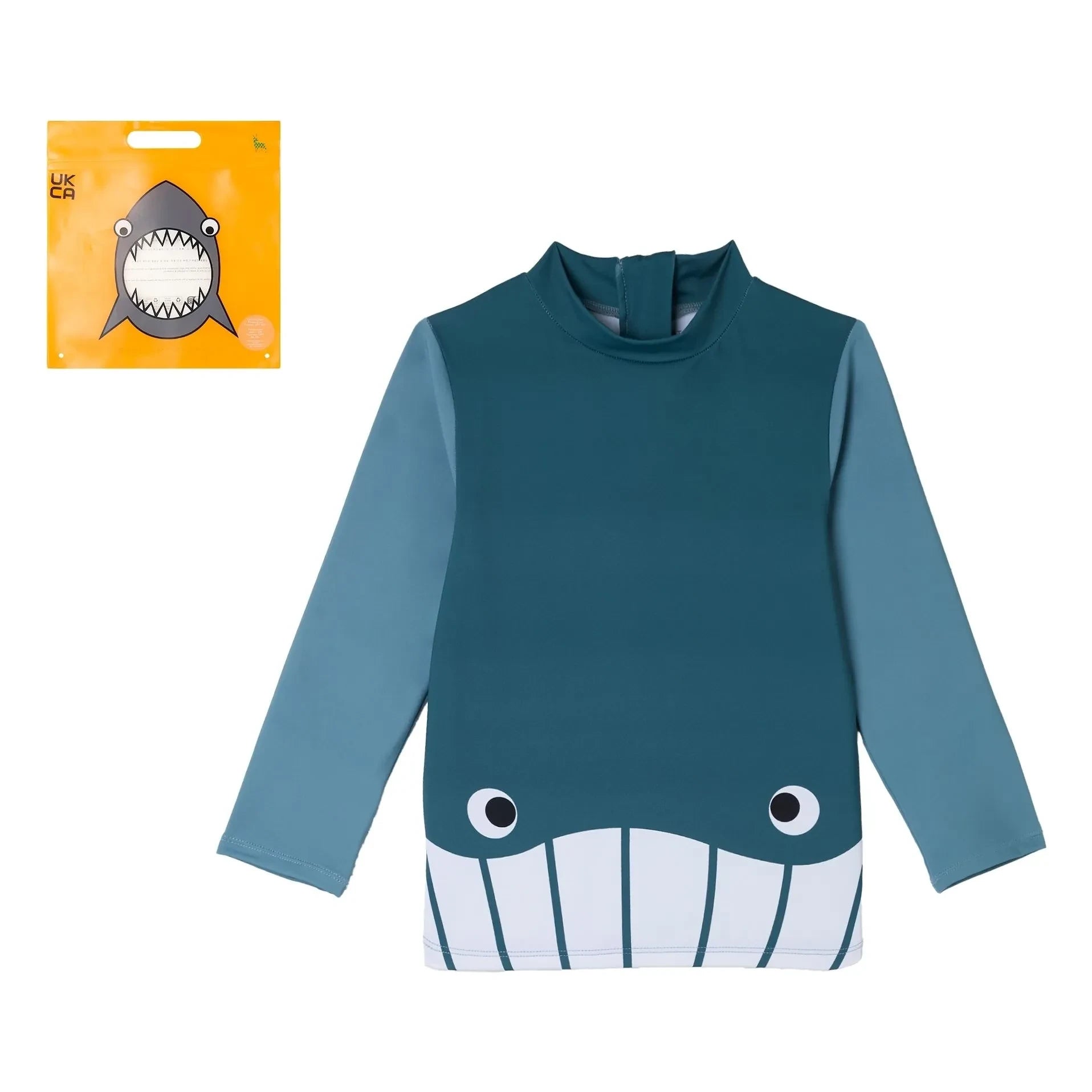 Stella McCartney Kids - Whale UV Korumalı Tişört | Mavi