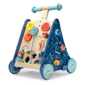 Moulin Roty - Les aventures de Paulie Activity Push Car | Blue