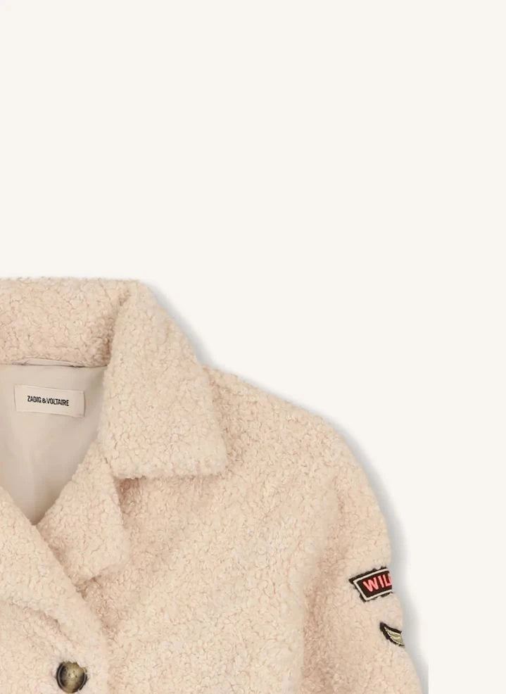 Zadig & Voltaire - Lauri سترة فرو | Ecru
