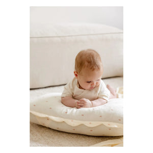 Soft Spot - Organic Cotton Ribbon Pillowcases - Set of 2 | Ivory
