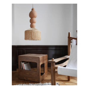 Honoré - Henriette sarkıt lamba, rafya ve püsküller | Terracotta