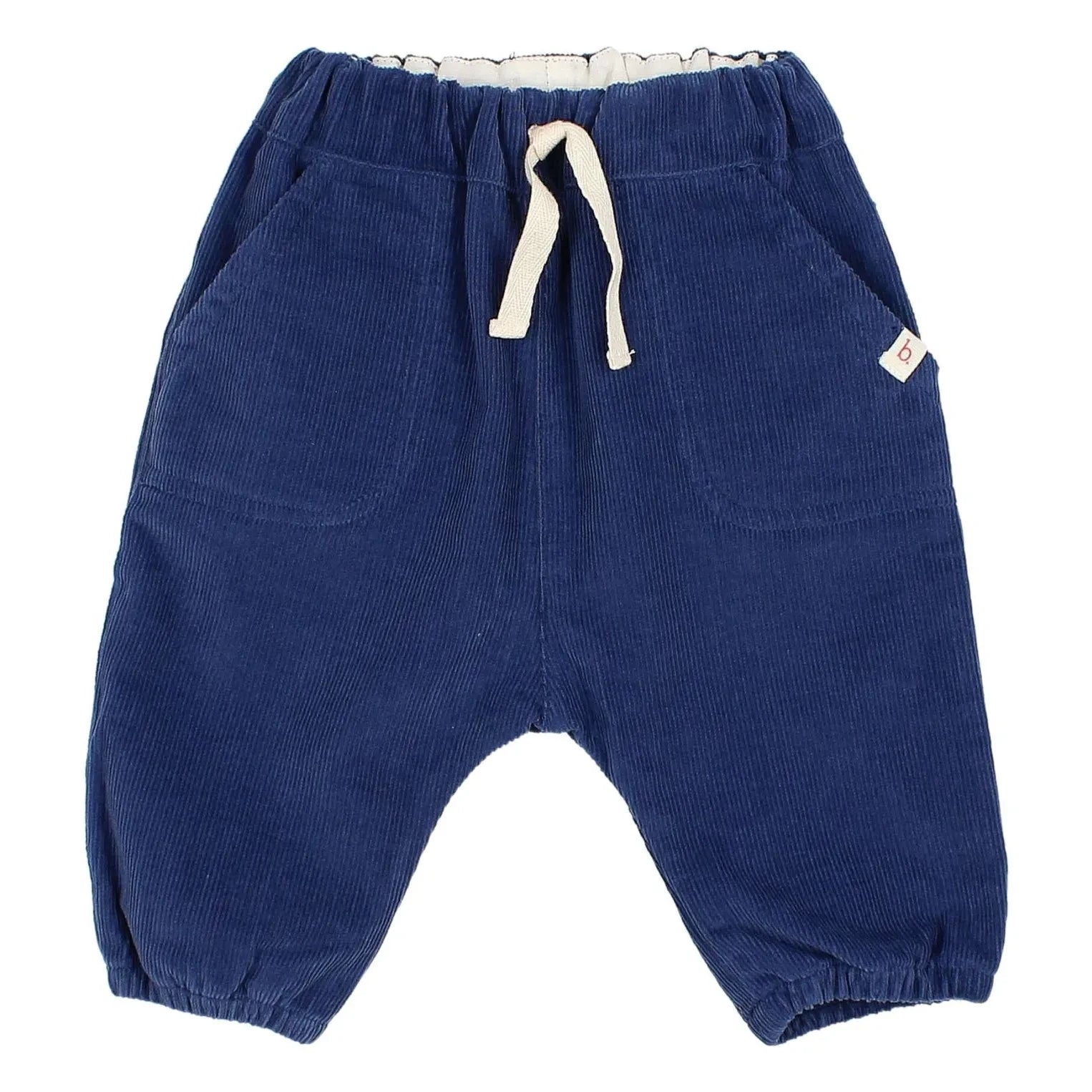 Búho - Pantalón de algodón orgánico Soft Velours | Azul marino