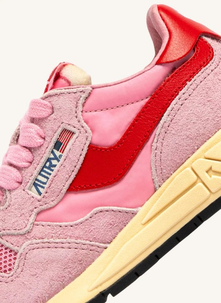 Autry - Reelwikid Niedriges Wildleder Sneaker | Rosa