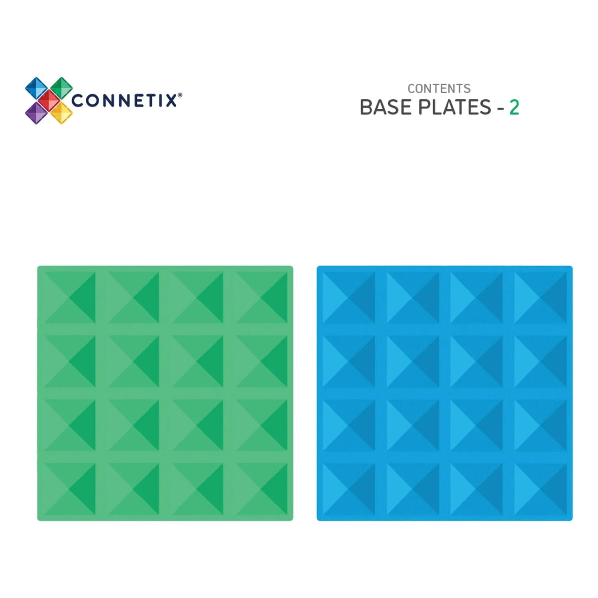 Connetix - Blau und Grün - 2 Stück