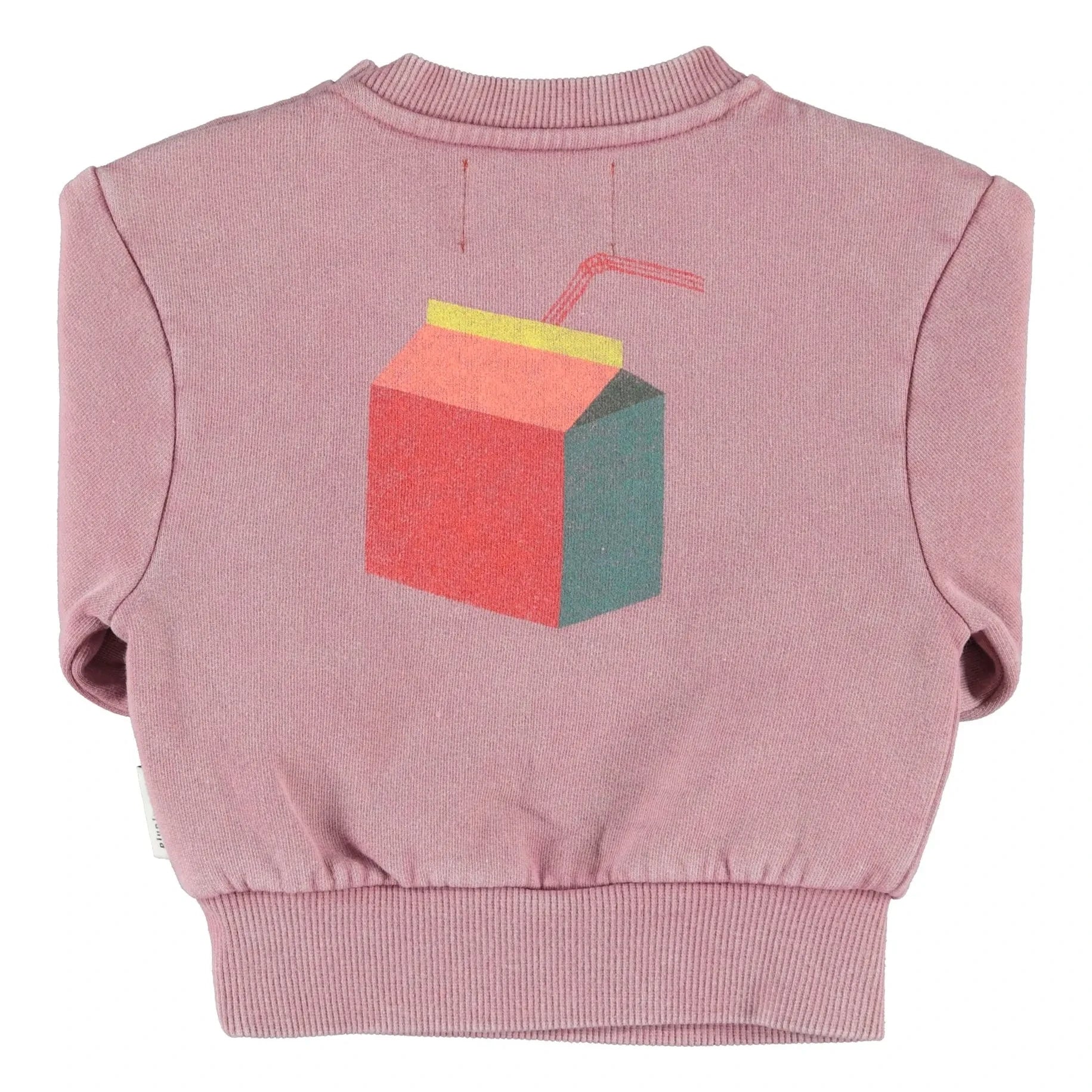 Piupiuchick - Lunch Break organik pamuklu sweatshirt | Pembe