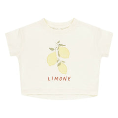 Rylee + Cru - Zitronen T-Shirt | Elfenbein