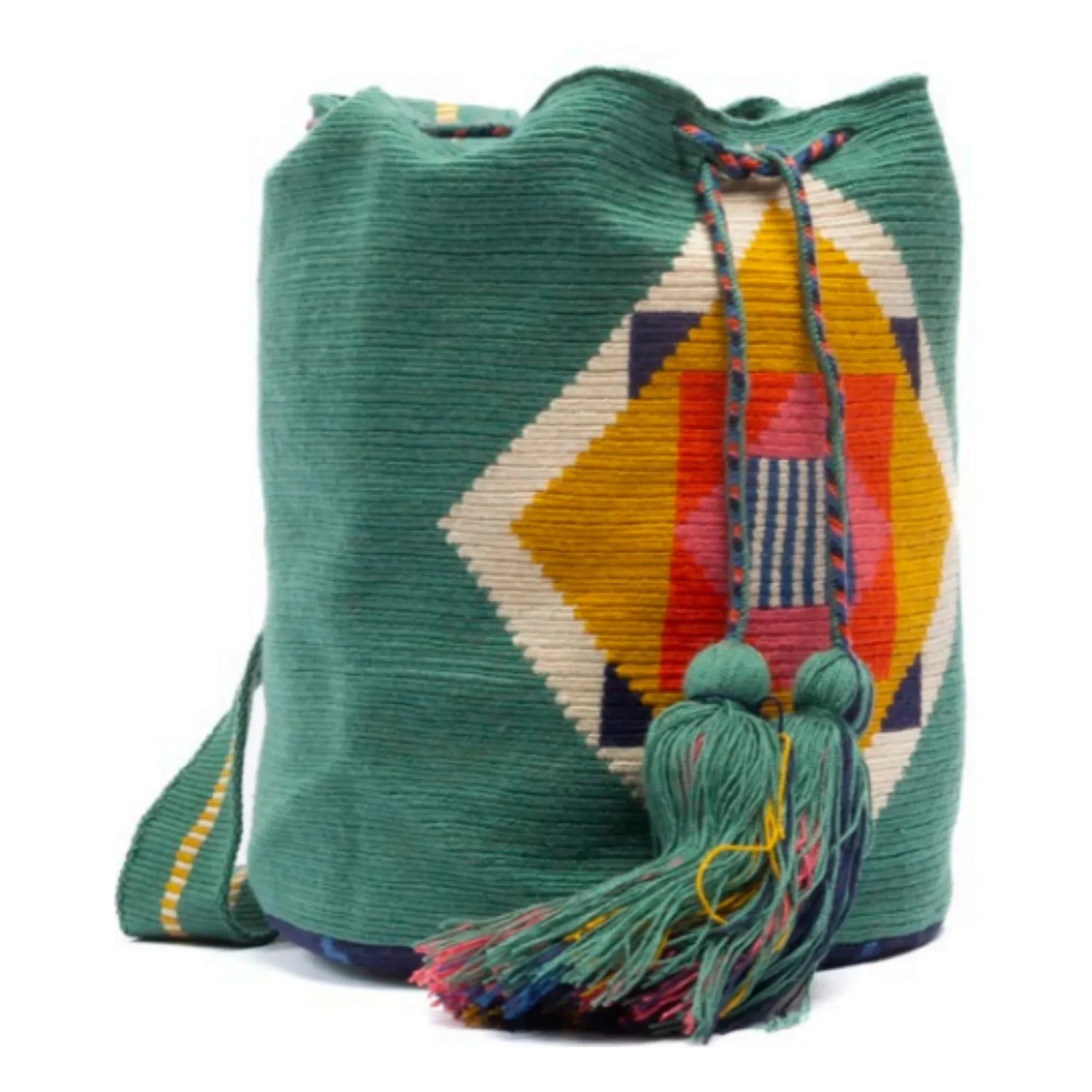 Guanabana - Jade Yeşili Crossbody Large Vulture Çanta