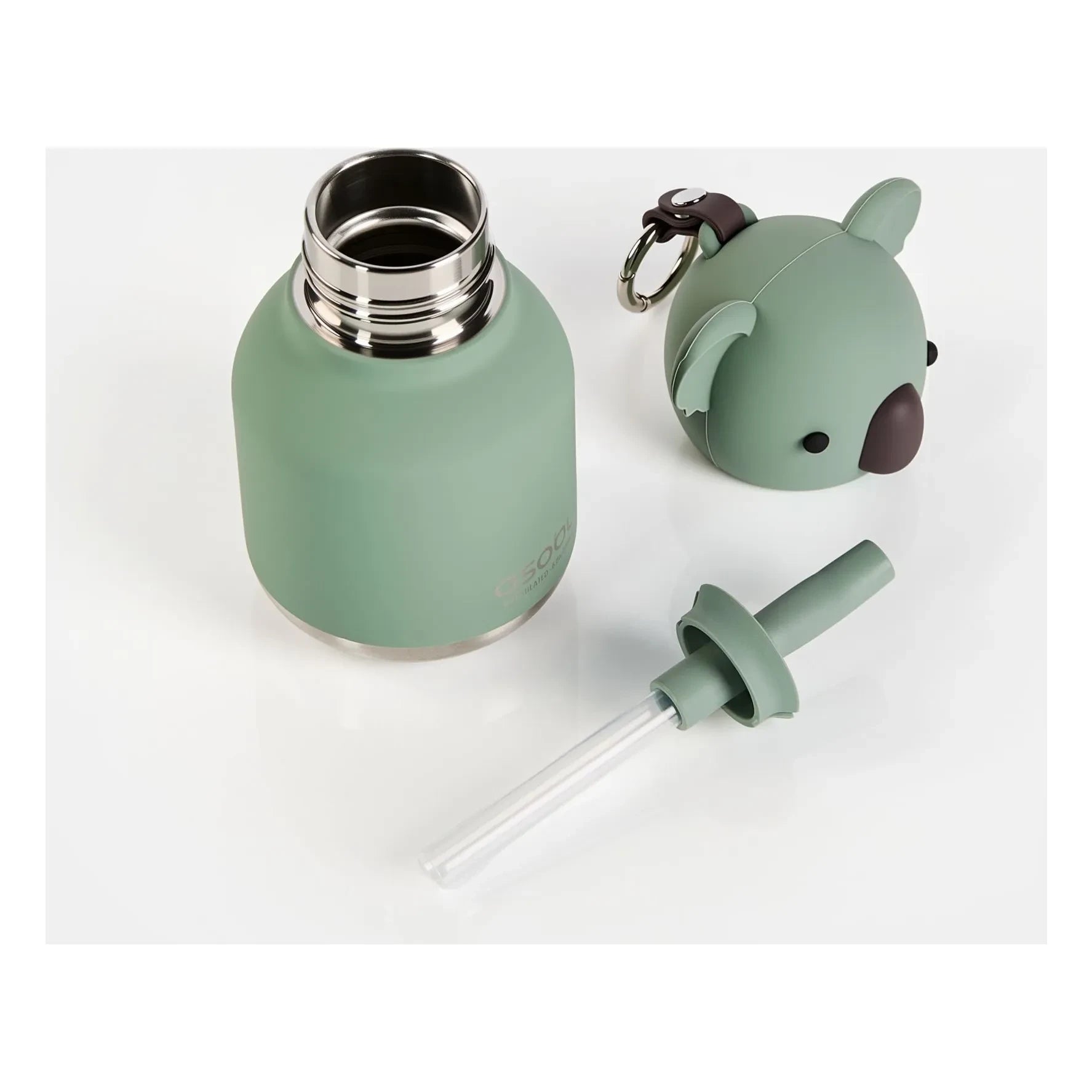 Asobu - Mini botella de acero inoxidable Koala | Gris