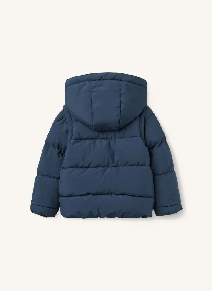 Copenhagen Colors - 2-in-1 Down Jacket with Removable Sleeves | Navy