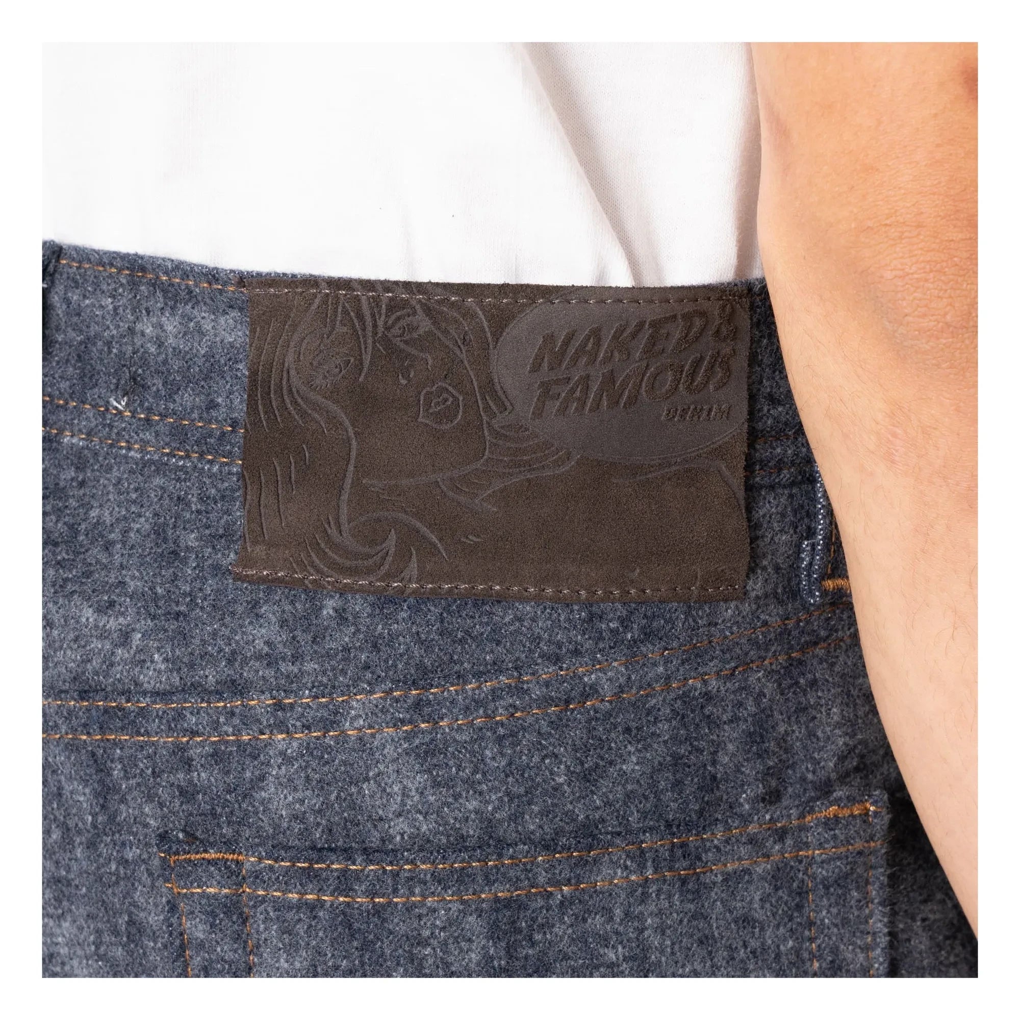 Naked & Famous - Jean Weird Guy Max Brush Selvedge | Índigo
