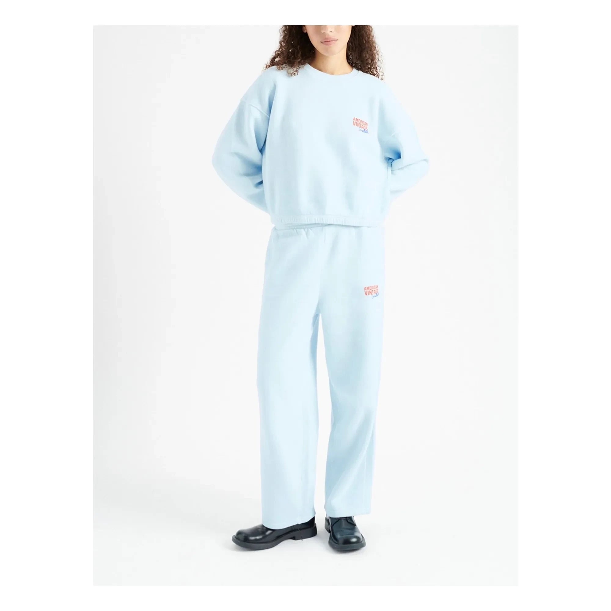 American Vintage - American Vintage X Smallable Collaboration - Izubird Jogger | Light Blue