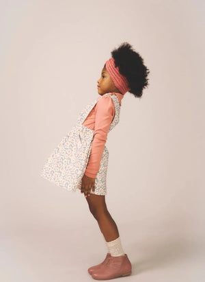 Soor Ploom - Toz Pembe Tippi Çiçekli Elbise