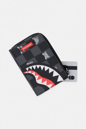 Sprayground - Siyah Suni Deri Cüzdan 910W8917NSZ