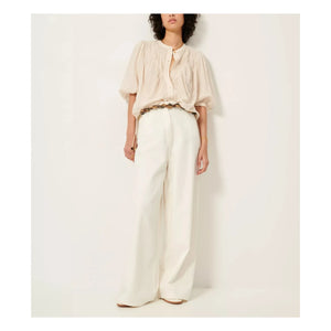 Sessùn - Savi Gestreifte Bluse | Ecru