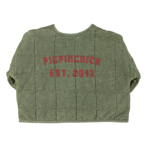 Piupiuchick - Piupiuchick Est 2042 Bio-Baumwoll-Steppjacke | Dunkelgrün