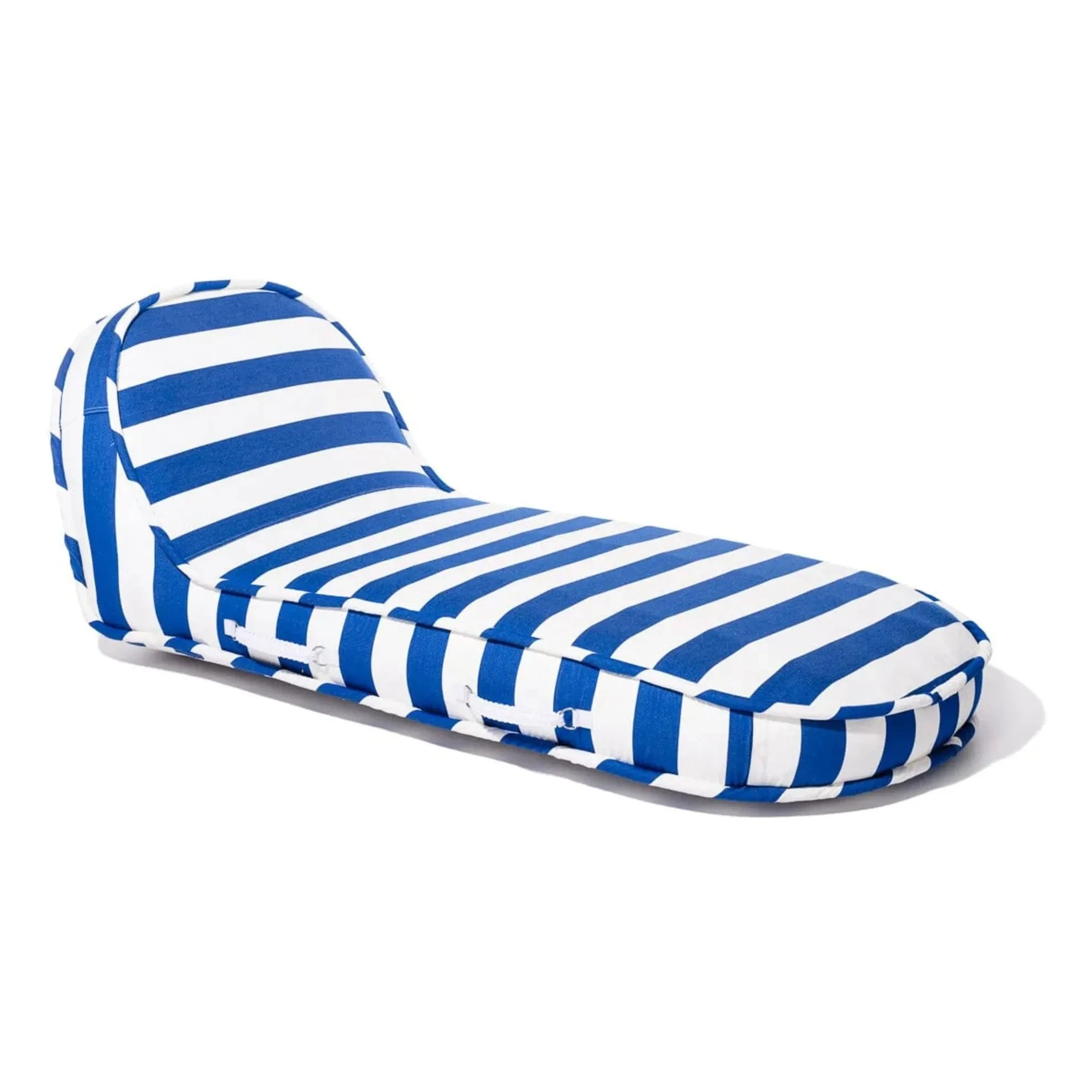 Business & Pleasure Co. - Colchoneta hinchable de piscina a rayas | Azul
