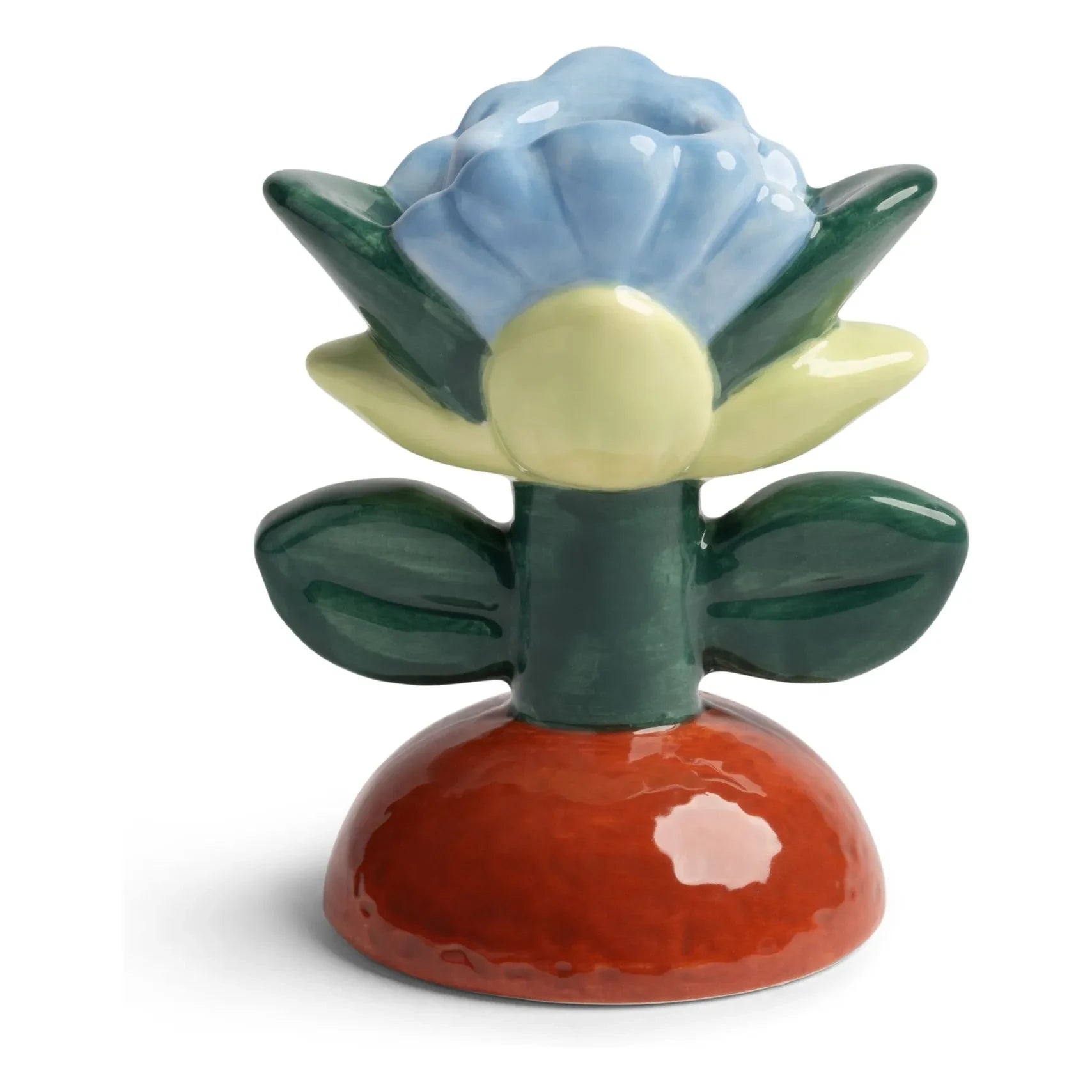 &Klevering - Blume çiçek mumluk | Yeşil