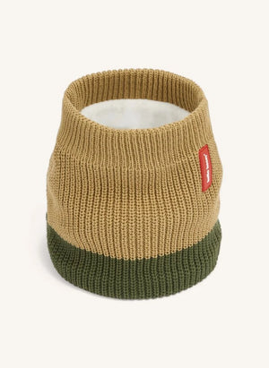 Hello Hossy - Cocoon Renk Bloklu Organik Pamuk Choker | Kamel