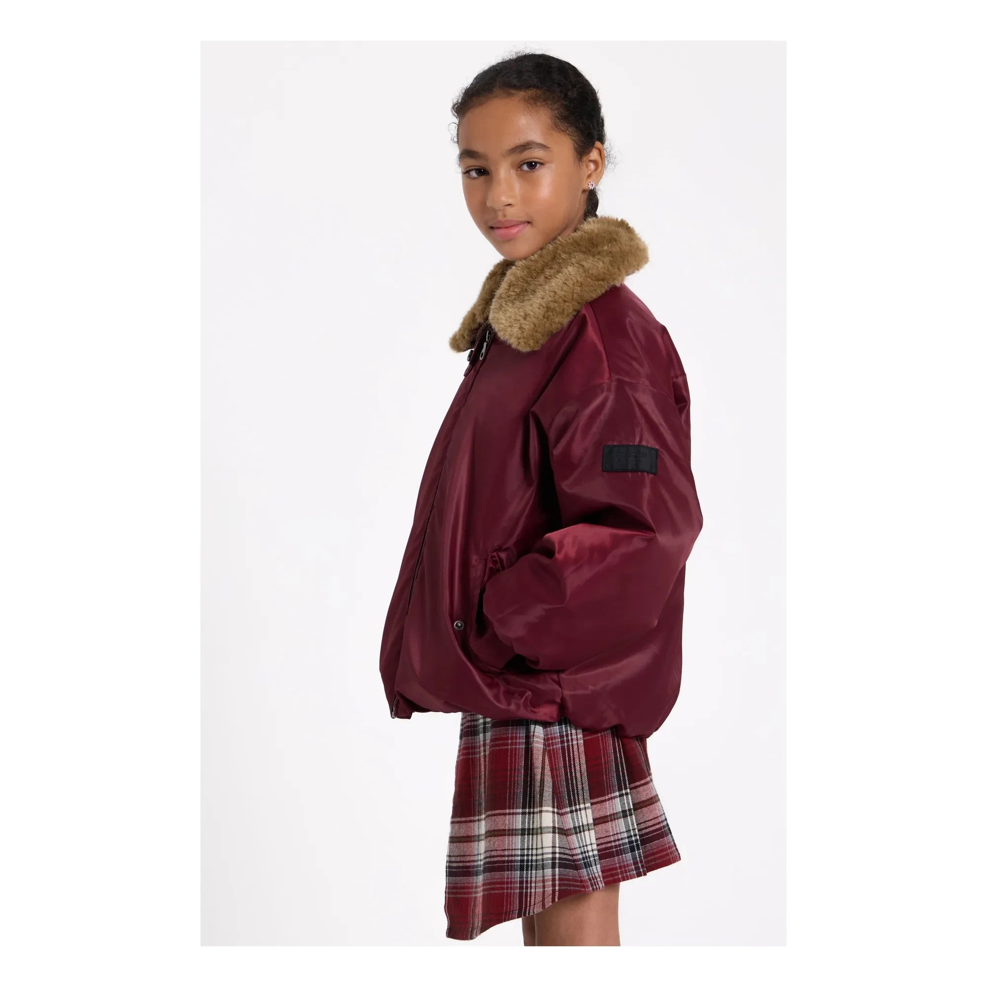 Finger in the nose - Aria Bomber Ceket | Aubergine