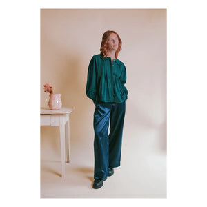 Emile et Ida - Blusa Vintage Elisabeth | Verde Bosque