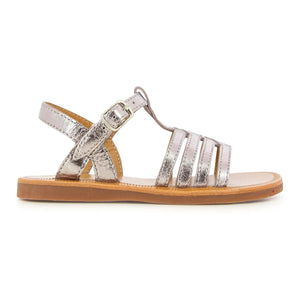 Pom d'Api - Sandalias Plagette New Salome | Plateado