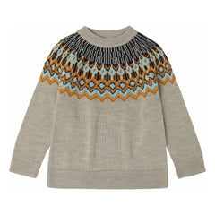 FUB - Lambswool sweater | Heather beige