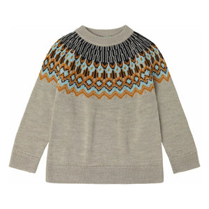 FUB - Lambswool sweater | Heather beige