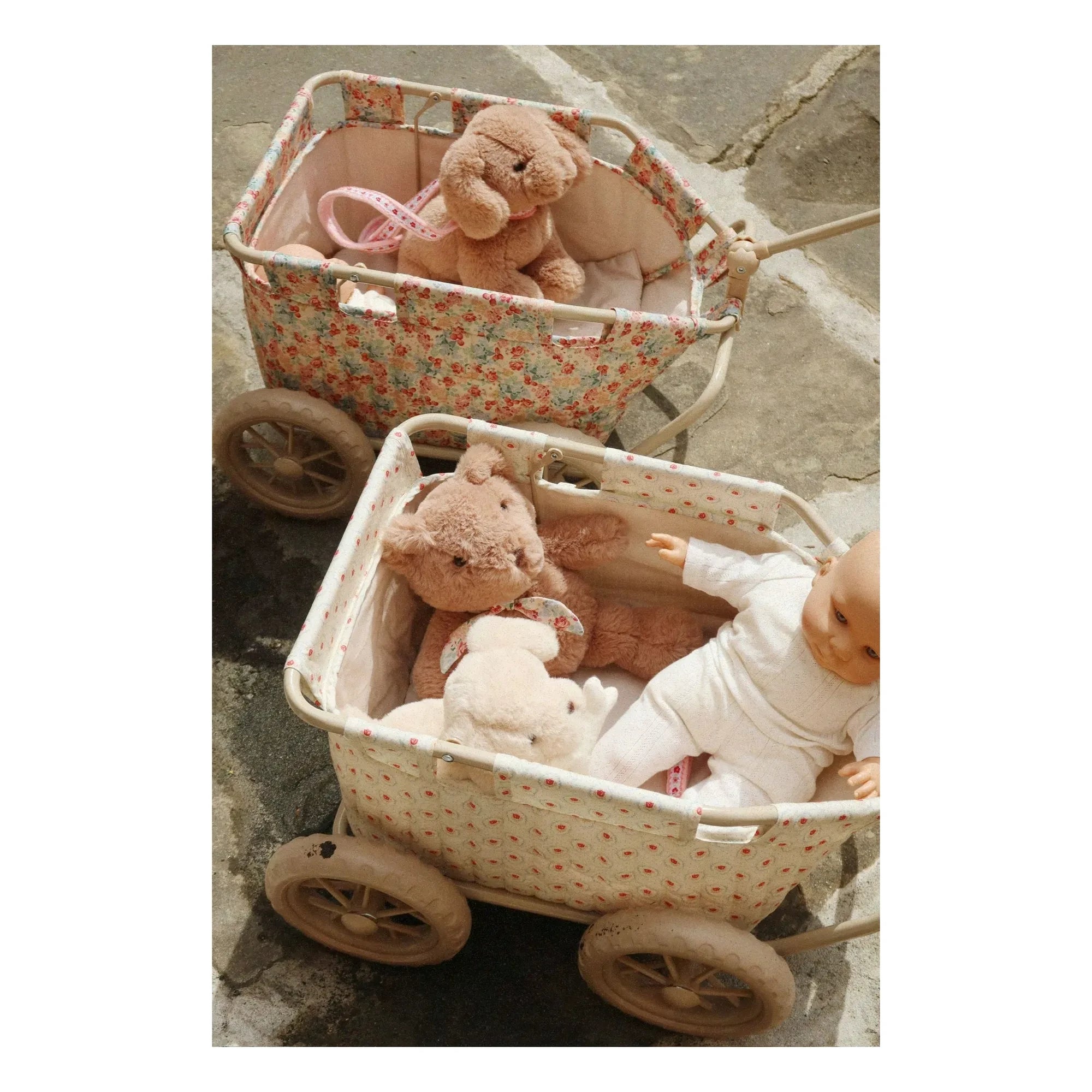 Konges Sløjd - Bolso de peluche con forma de perro | Marrón
