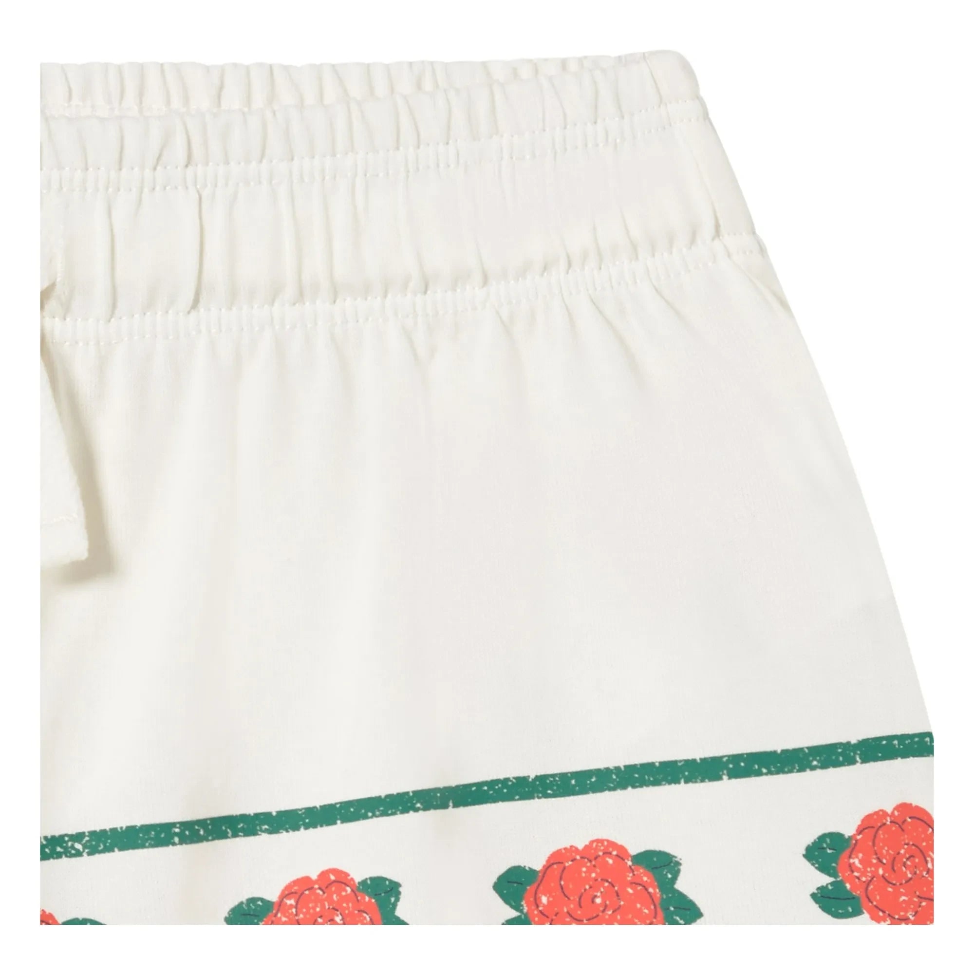Tinycottons - Roses Bio-Baumwolle Shorts | Weiß