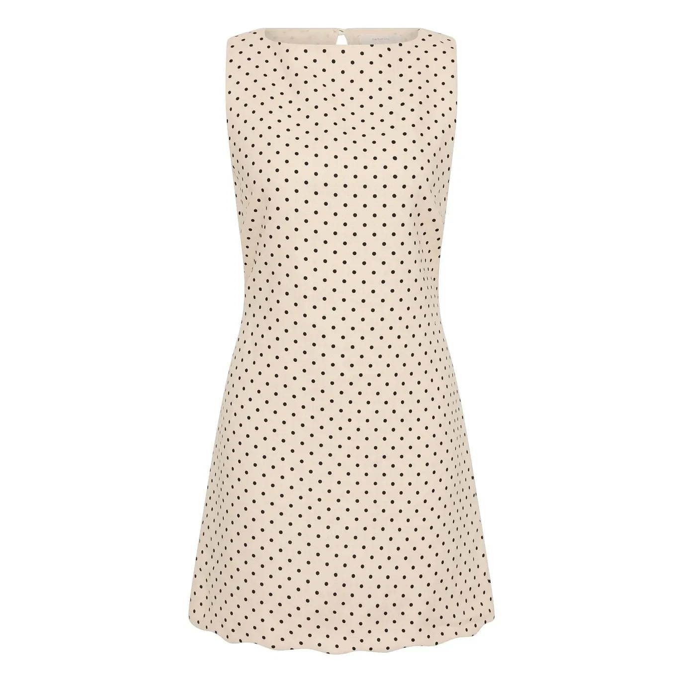 Faithfull the Brand - Iria Keten Puantiye Elbise | Krem