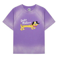 Jelly Mallow - Tie and Dye Köpek Tişörtü | Mor