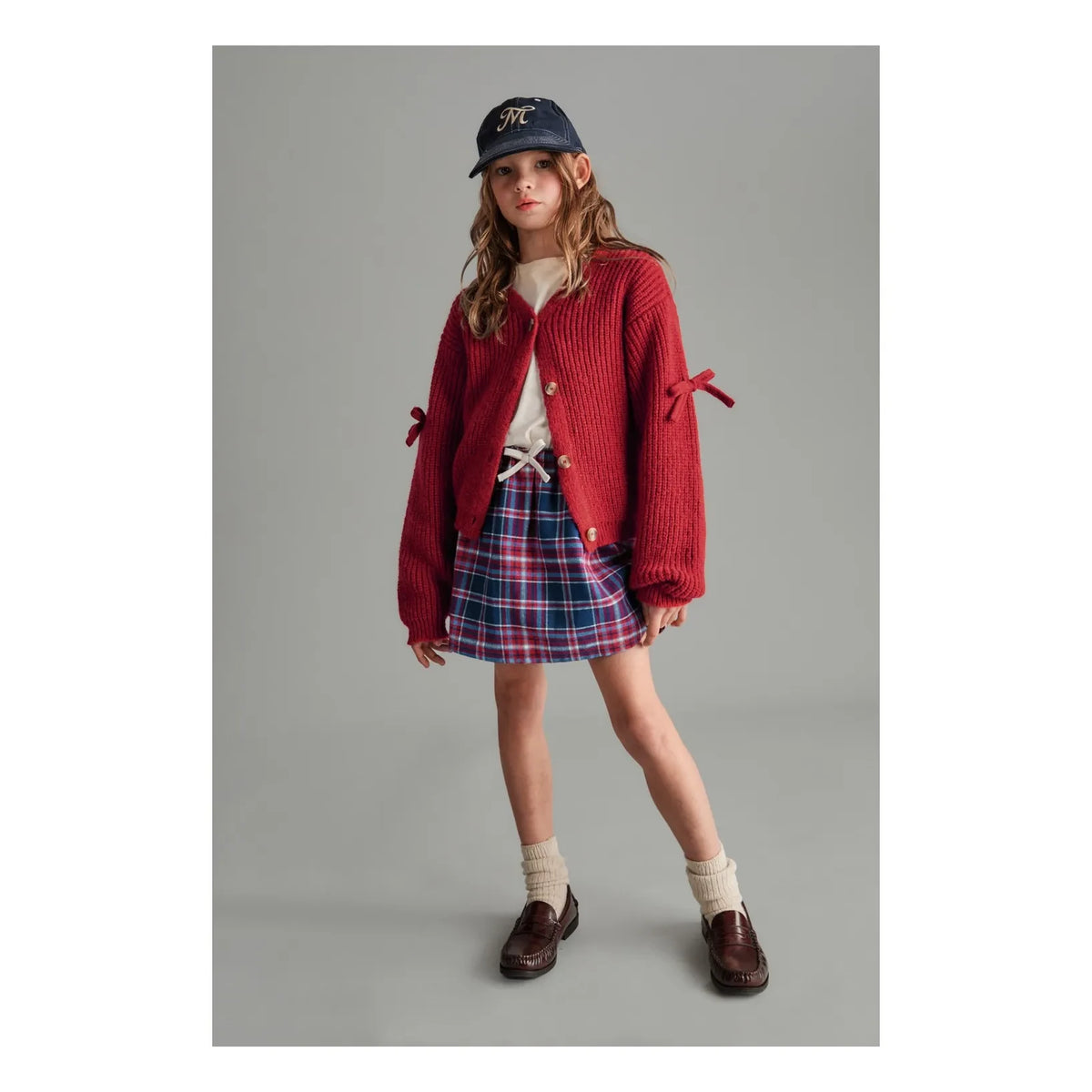Mipounet - Falda Lorena Ekoseli | Rojo