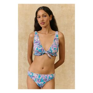 Louise Misha - Parte superior de bikini Ohau | Azul