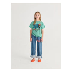 Bobo Choses - Gestreifte Jeans aus Bio-Baumwolle | Blau