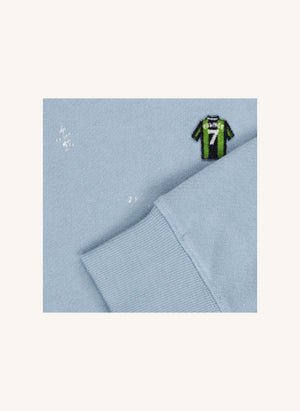 Tumble N'Dry - Warrington Organik Pamuklu Sweatshirt | Açık Mavi