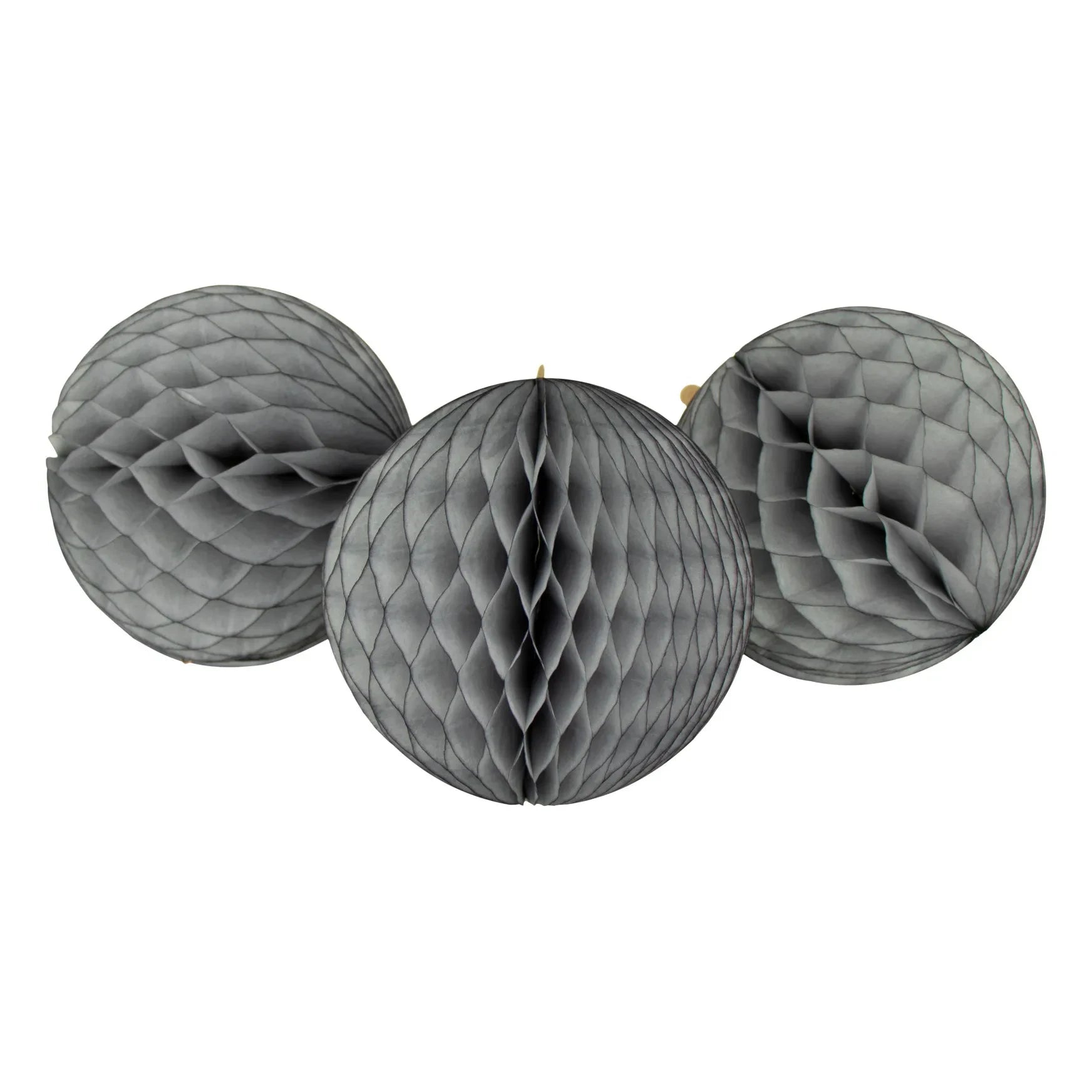 Paper Dreams - Bolas Decorativas de Papel FSC - Set de 3 | Gris